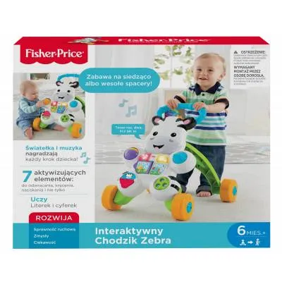 Fisher Price Interaktywny Chodzik Zebra DPL53 /2