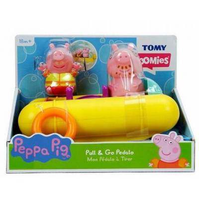 Tomy Świnka Peppa Pływający ponton z figurkami