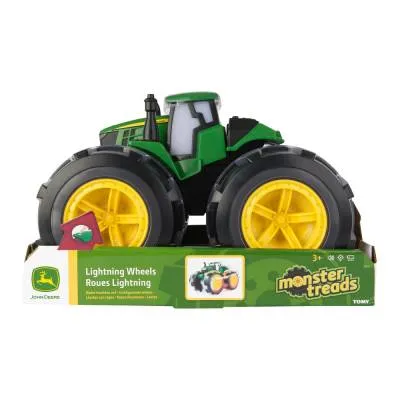 Tomy John Deere traktor świecące opony 46644