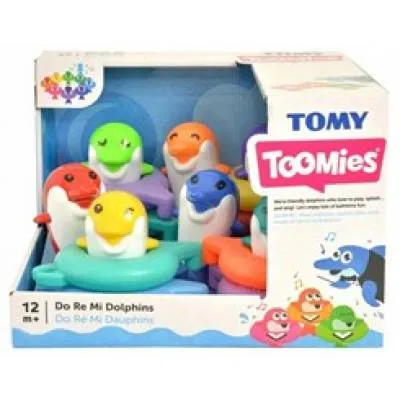 TOMY TOOMIES muzyczne delfinki kąpielowe E6528/3