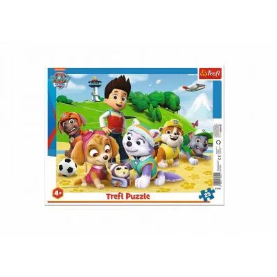 Puzzle Trefl Psi Patrol na tropie ramkowe 25 el.