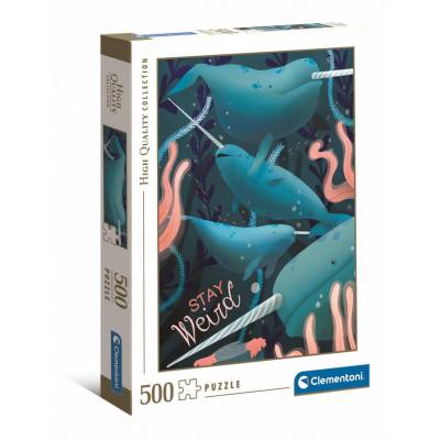 CLEMENTONI puzzle 500HQ Fantastic Animals Narwhal 350