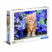 CLEMENTONI puzzle 500 HQ Ginger cat 30415