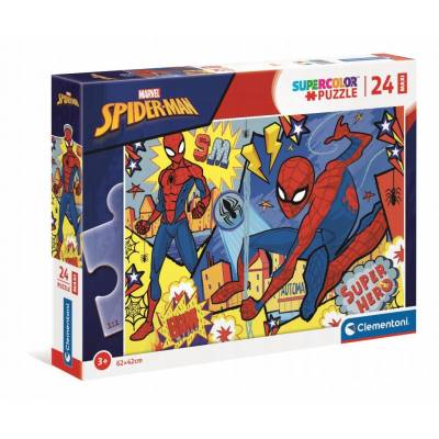 CLEMENTONI puzzle 24 maxi SuperKolor SpiderMan 24216