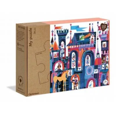 CLEMENTONI Moje puzzle-zamek eko 50164