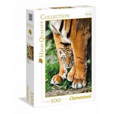 CLEMENTONI puzzle 500 el Bengal Tiger Tygrys