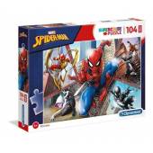 CLEMENTONI puzzle 104 maxi SuperKolor Spiderman 23734