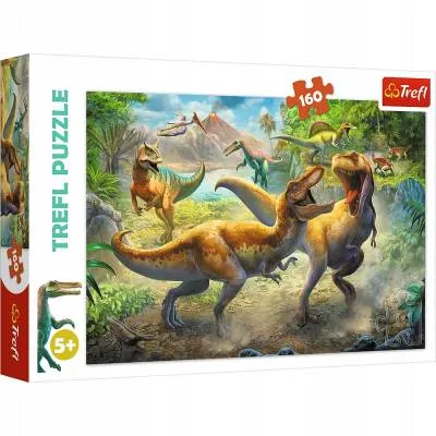 TREFL PUZZLE 160 el Walczące Tyranozaury /Trefl 15360