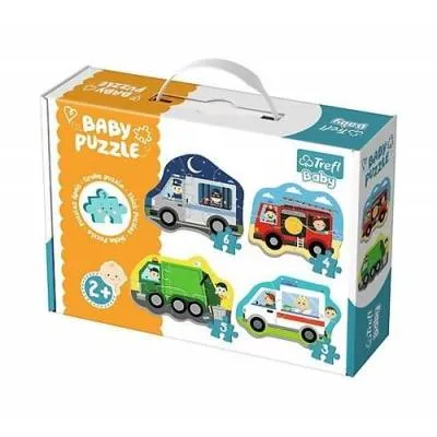 TREFL PUZZLE BABY CLASSIC Pojazdy i zawody /T.Baby 36071