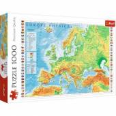 TREFL PUZZLE 1000 el.  Mapa fizyczna Europy 10605