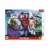 TREFL PUZZLE Ramkowe 25el.  Odważny Spidermann 31347