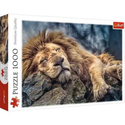 TREFL PUZZLE 1000 el.  śpiący lew 10447