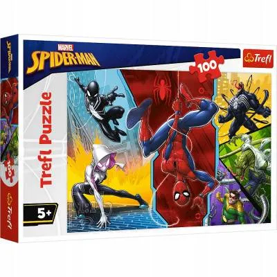 TREFL PUZZLE 100 el.  Do góry nogami /Marvel Spiderman 16347