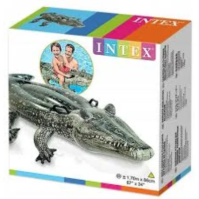 Intex Dmuchany Materac  Aligator 57551