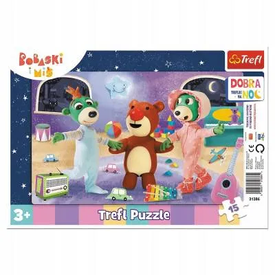 Trefl Puzzle 15 el.  ramkowe Czas na sen 31386