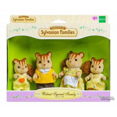 SYLVANIAN FAMILIES 4172 FIGURKI RODZINA WIEWIÓREK