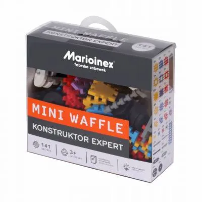 Marioinex Klocki Mini Wafle konstruktor expert 141 el