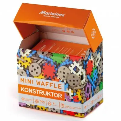 Klocki mini wafle KONSTRUKTOR 300 Marioinex 902271