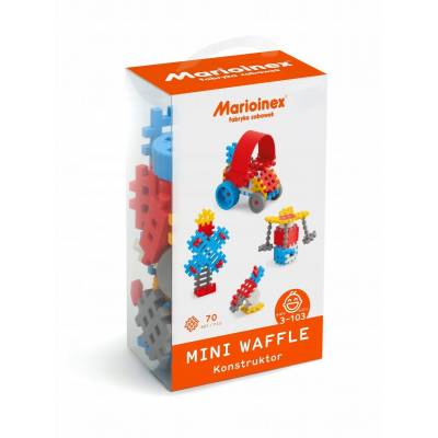 MARIOINEX Klocki wafle mini chłopiec 70szt 02806