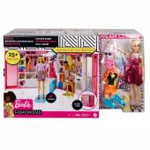 Barbie Wymarzona szafa na ubranka Lalka GBK10