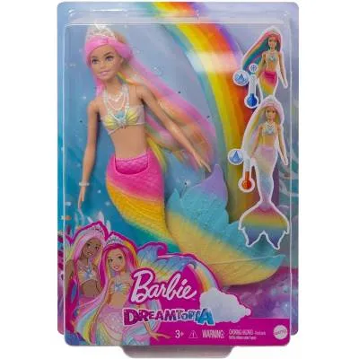 Barbie Lalka Syrenka tęczowa GTF89