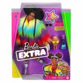 Barbie Extra Moda Lalka Tęczowy płaszcz GVR04