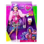 Barbie Extra Moda Lalka i Zwierzątko GXF08