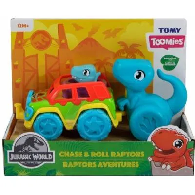 TOMY TOOMIES pojazd z dino z dinusiem E73251