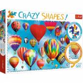 Trefl PUZZLE 600 el Crazy Shapes Kolorowe balony 