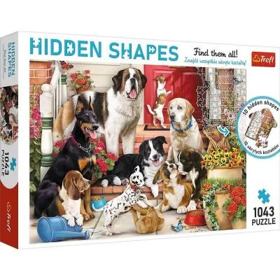 Trefl PUZZLE 1043 el Psia zabawa Hidde Shapes 10675