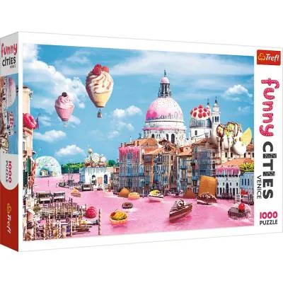 Trefl PUZZLE 1000 el FunnyCities Słodycze w Wenecji 10598