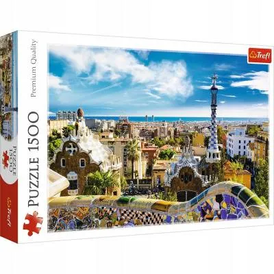 Trefl PUZZLE 1500 el Park Guell Barcelona 26147