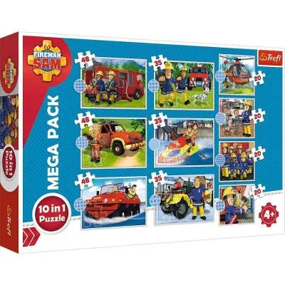 Trefl PUZZLE 10 układanek Strażak Sam 90382