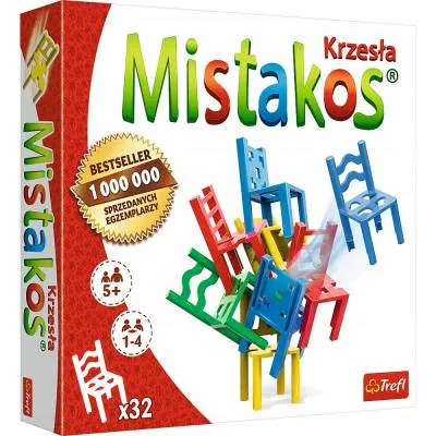 Trefl GRA Mistakos krzesła 4-os 02074