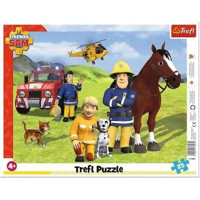 Trefl PUZZLE Ramkowe 25 el Strażak Sam 31393