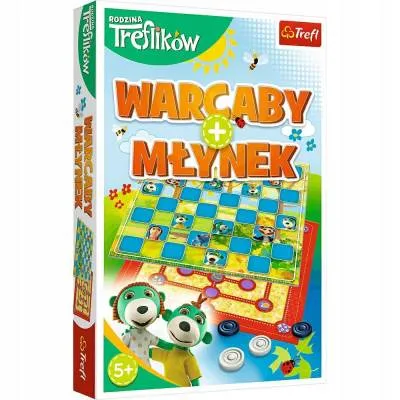 Trefl GRA Warcaby i Młynek Trefliki 01920