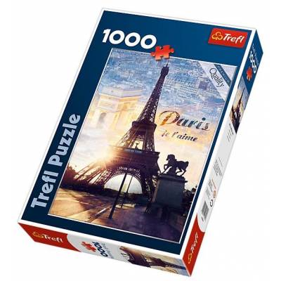 Trefl PUZZLE 1000 el Paryż o świcie 10394