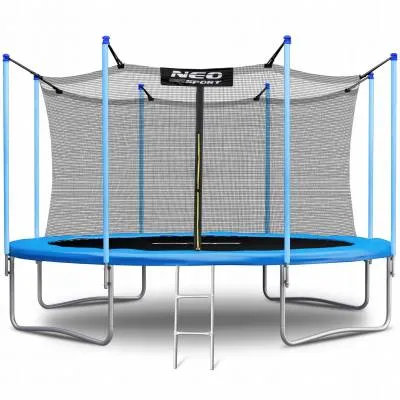 Trampolina ogrodowa z siatką 13ft 404cm 13W181 Neo-Sport
