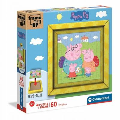 Clementoni puzzle 60 el ramkowe FrameMeUp PeppaPig 