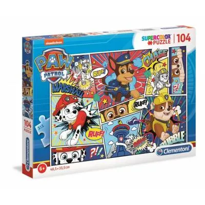 Clementoni puzzle 104 el SuperKolor Psi Patrol 