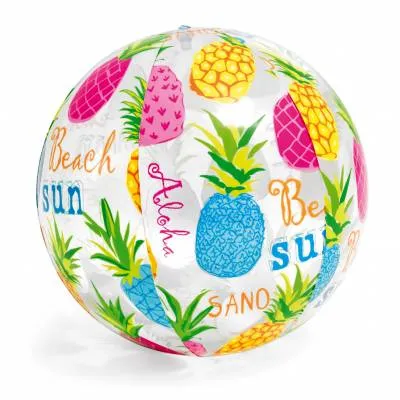 Dmuchana piłka plażowa 51 cm INTEX 59040 ananas