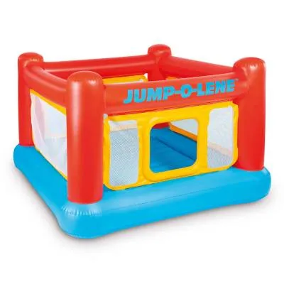 Trampolina dmuchana Zamek 174 x 174 x 122 INTEX 48260