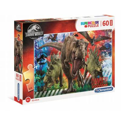 Clementoni puzzle 60 el maxi SuperKolor Jurassic World 