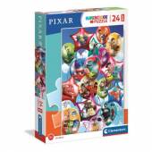 Clementoni puzzle 24 el maxi Super Kolor Pixar Party 