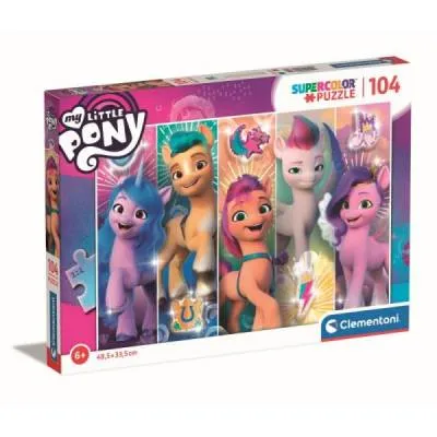 Clementoni puzzle 104 el Super Kolor My Little Pony 