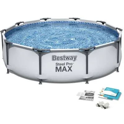 Basen ogrodowy stelażowy 305 x 76 3w1 Bestway 56406