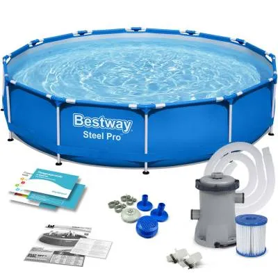 Basen ogrodowy stelażowy 366 x 76 8w1 Bestway 56681