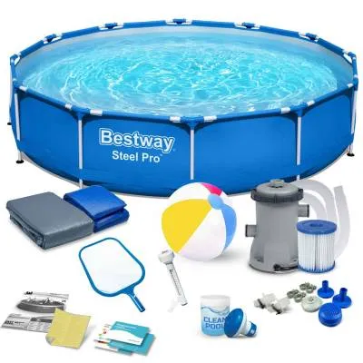 Basen ogrodowy stelażowy 366 x 76 15w1 Bestway 56681