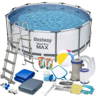 Basen ogrodowy stelażowy 366 x 122 17w1 Bestway 56420