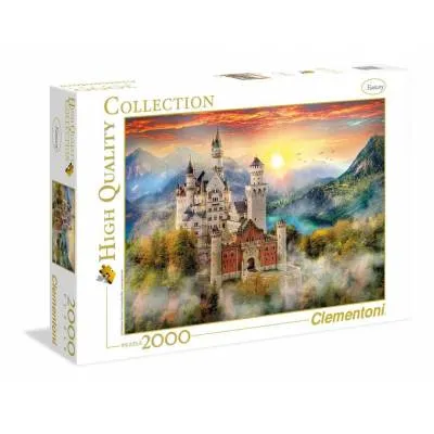 Clementoni puzzle 2000 el Zamek Neuschwastein 